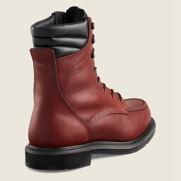 Red Wing Work Boots Supersole® - 8-inch Soft Toe - Burgundy - Mens ENM964812